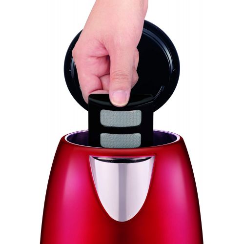  Moulinex Subito BY540510 Red Kettle/Edelstahl