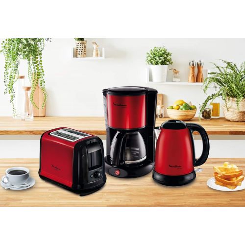  Moulinex Subito BY540510 Red Kettle/Edelstahl