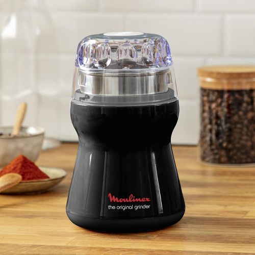  Moulinex ar110830Universalmuehle, fuer Kaffee/Gewuerze/Nuesse, Schwarz, fuer alle Arten von Getreide,180W