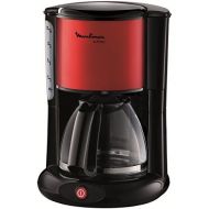 Moulinex FG360D11 Glas-Kaffeemaschine Subito Metallic, rot