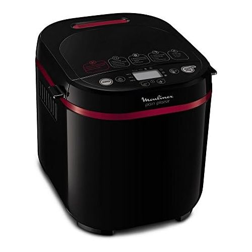  [아마존베스트]Moulinex Program Bread Maker Plastic 31 x 29 x 29 cm Black/Purple