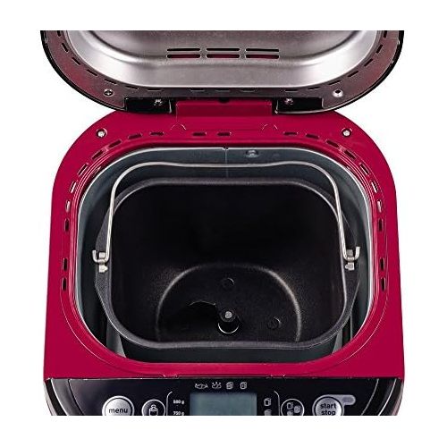  [아마존베스트]Moulinex Program Bread Maker Plastic 31 x 29 x 29 cm Black/Purple