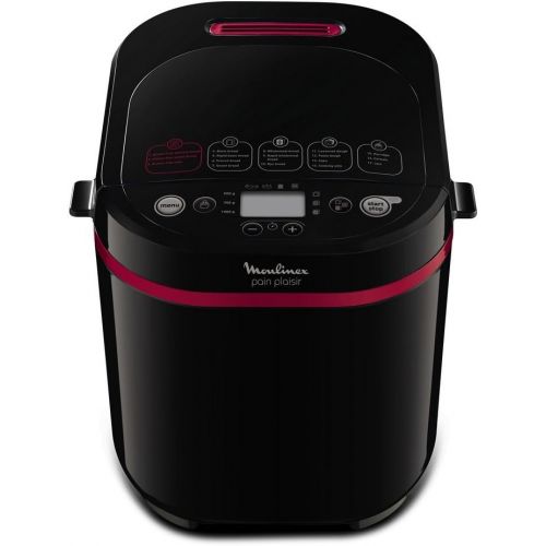  [아마존베스트]Moulinex Program Bread Maker Plastic 31 x 29 x 29 cm Black/Purple