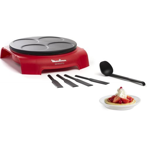  [아마존베스트]Moulinex PY312511Accessimo Pancake Party Round Red