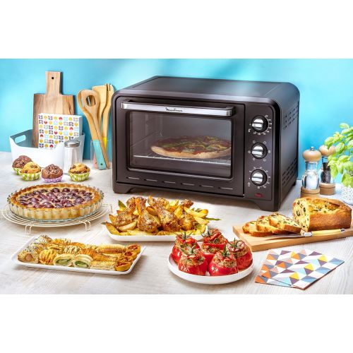  [아마존베스트]Moulinex OX4448 Optimo Mini Electric Oven, 19 L