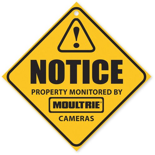  Moultrie Camera Surveillance Signs (3-Pack)
