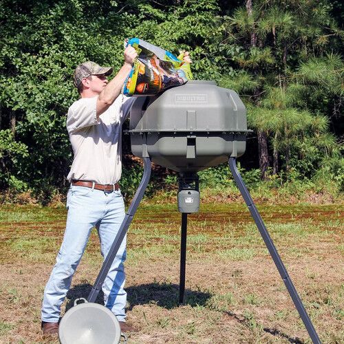  Moultrie 325 Unlimited Deer Feeder with NXT Shocking Varmint Guard