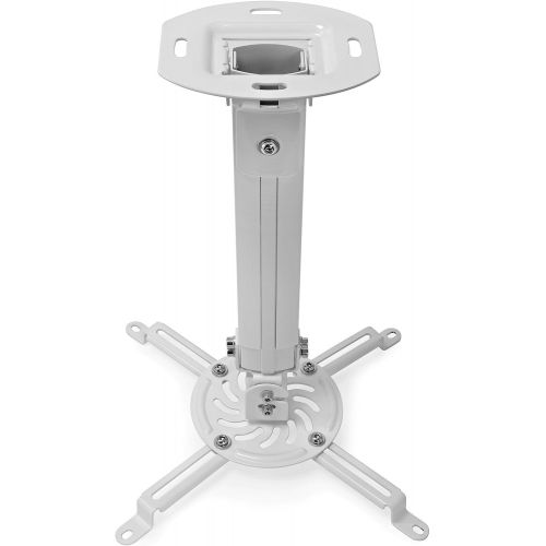  [아마존베스트]Mount Factory Universal Extendable Ceiling Projector Mount Adjustable Height - White