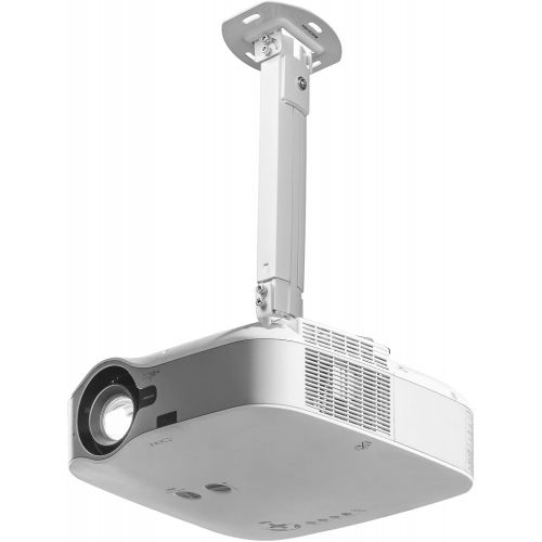  [아마존베스트]Mount Factory Universal Extendable Ceiling Projector Mount Adjustable Height - White