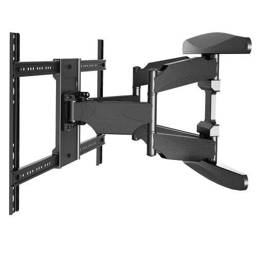  Mount Factory Heavy-Duty Full Motion TV Wall Mount - Articulating Swivel Bracket Fits Flat Screen Televisions from 42” to 70” (VESA 400 x 600 Compatible)  Tilt Swing Out Arm with 10 HDMI Cable