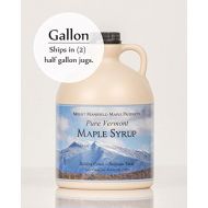 Mount Mansfield Maple Products Mansfield Maple Pure Vermont Maple Syrup in Plastic Jug Dark Robust (Vermont B) Gallon (Ships as 2 Half Gallons)