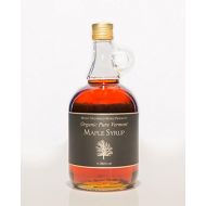 Mount Mansfield Maple Products Mansfield Maple Certified Organic Pure Vermont Maple Syrup Dark Robust (Vermont B), Gallon (Ships as 2 Half Gallon Glass Bottles)