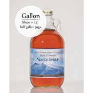 Mount Mansfield Maple Products Mansfield Maple Pure Vermont Maple Syrup Dark Robust (Vermont B), Half Gallon Glass...