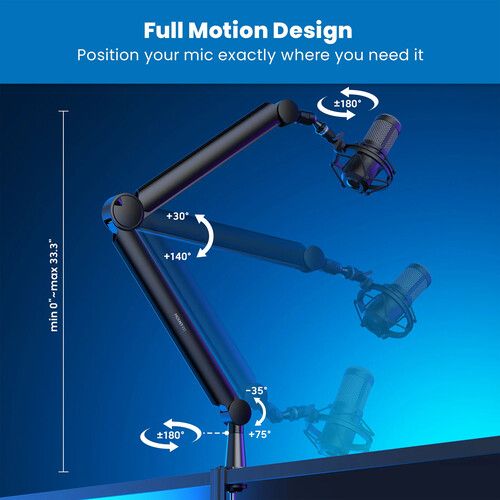 Mount-It! Full-Motion Microphone Boom Arm
