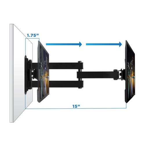  Mount-It! Full Motion TV Wall Mount for up to 47