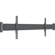 Mount-It! Dual-Point Single-Screen Horizontal Wall-to-Wall Mount for 32 to 55