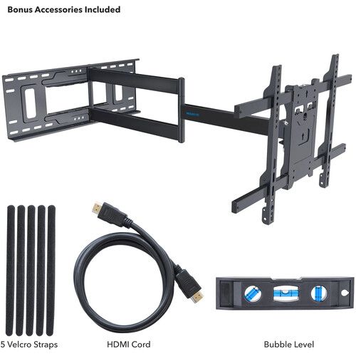  Mount-It! MI-397 Articulating TV Wall Mount with Extra Long Extension for 40 to 80