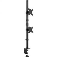 Mount-It! Vertical Dual-Monitor Desk Mount for 13 to 32