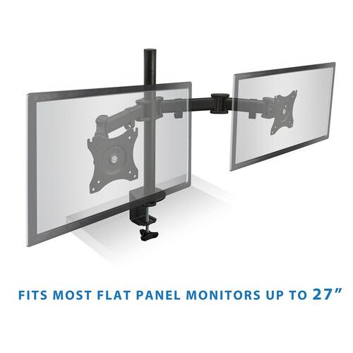  Mount-It! Full Motion Dual Monitor Desk Mount for 13 to 27