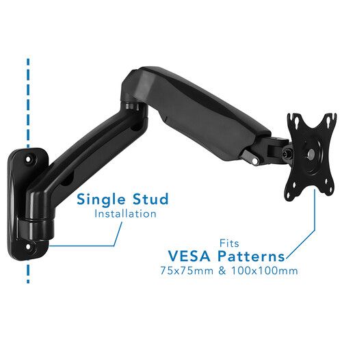  Mount-It! Single Monitor Wall Mount Arm for 32