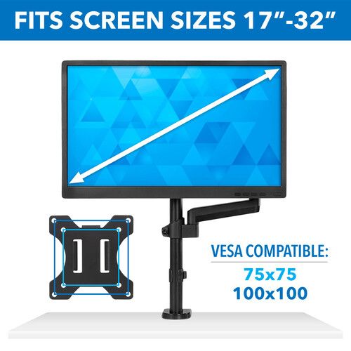  Mount-It! Single Monitor Desk Mount