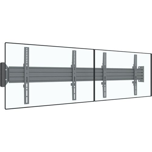  Mount-It! Dual-Point Dual-Screen Horizontal Wall-to-Wall Mount for 32 to 43