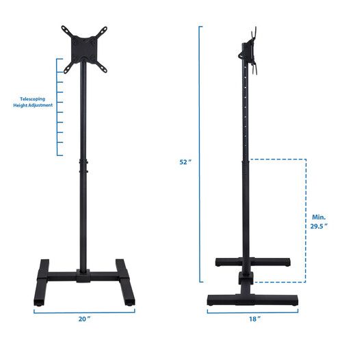  Mount-It! Portable Floor Stand for 42