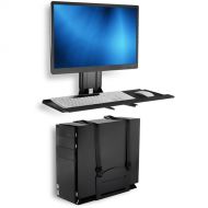 Mount-It! Monitor and Keyboard Wall Mount with PC Holder