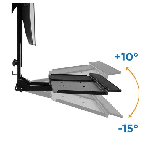  Mount-It! Monitor and Keyboard Wall Mount with PC Holder