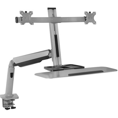  Mount-It! Dual Monitor Stand Up Workstation