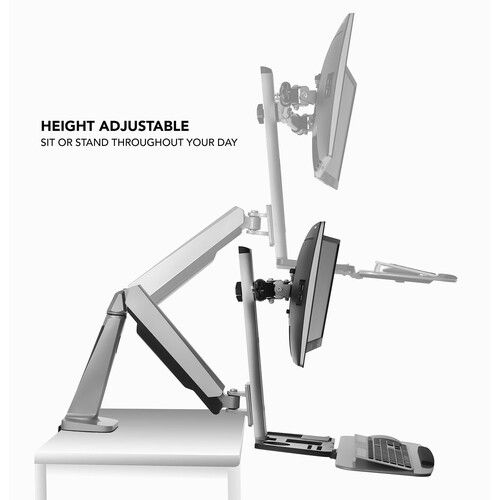  Mount-It! Dual Monitor Stand Up Workstation