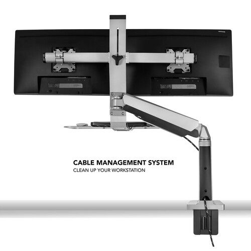  Mount-It! Dual Monitor Stand Up Workstation