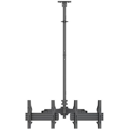  Mount-It! Four-Screen Dual-Pole Ceiling Mount (Four-Sided, Heavy-Duty)