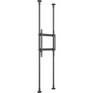 Mount-It! Single-Screen Dual-Pole Heavy-Duty Floor-to-Ceiling Mount (Portrait)