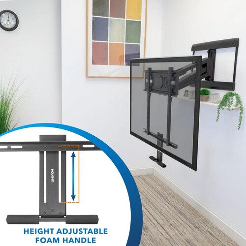  Mount-It! MI-395 Pull-Down Fireplace TV Mount with Spring Arm for 43 to 70