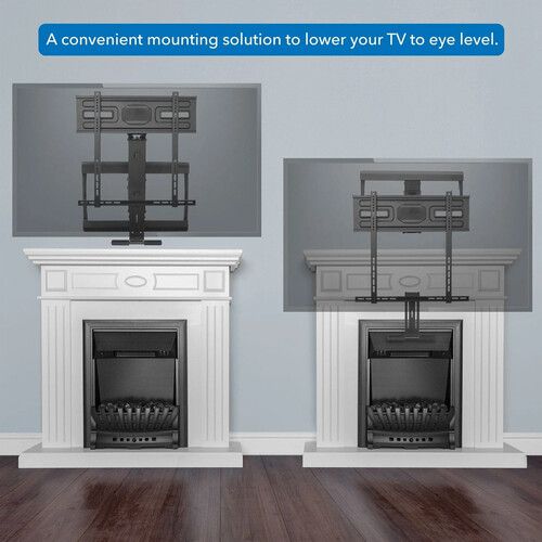  Mount-It! MI-395 Pull-Down Fireplace TV Mount with Spring Arm for 43 to 70