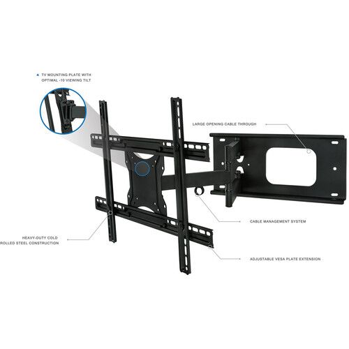  Mount-It! Full-Motion Wall Mount for 32 to 70