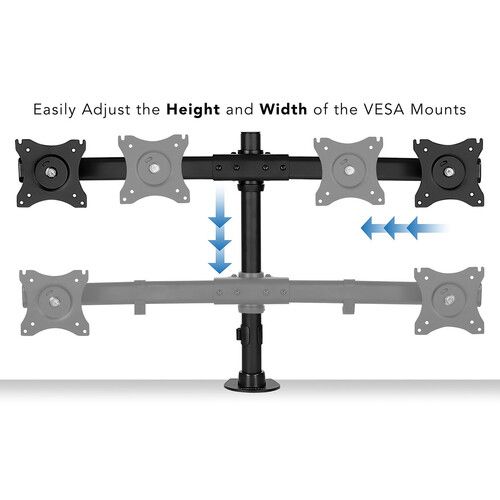  Mount-It! Dual Monitor Desk Mount for 13 to 27