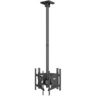 Mount-It! Triple-Screen Ceiling Mount for Philips 49BDL4050D D-Line Series