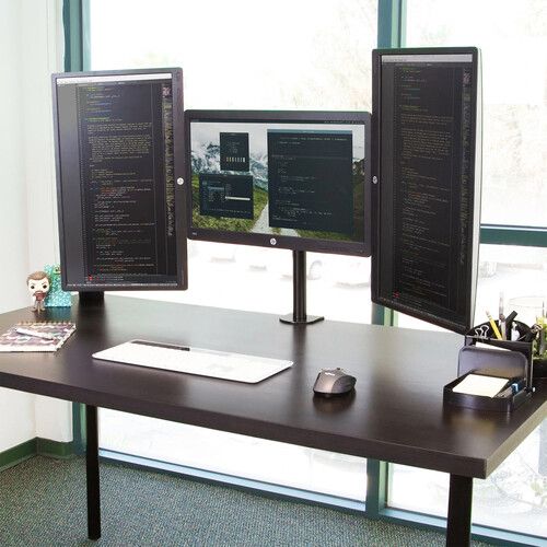  Mount-It! Full Motion Triple Monitor Desk Mount for 24 to 32