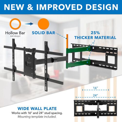  Mount-It! Full Motion Wall Mount for 42 to 80