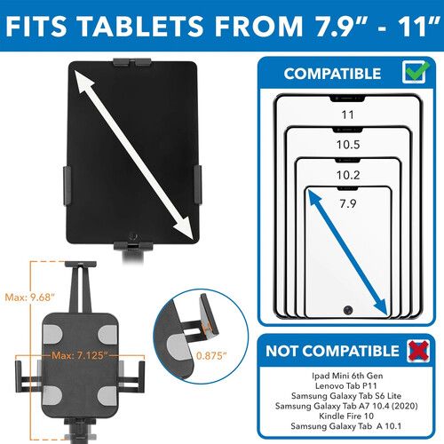  Mount-It! Anti-Theft Tablet Countertop Kiosk Stand