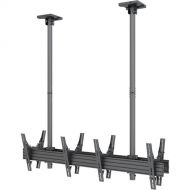 Mount-It! Quad-Screen Ceiling Mount (Side-by-Side, Back-to-Back)