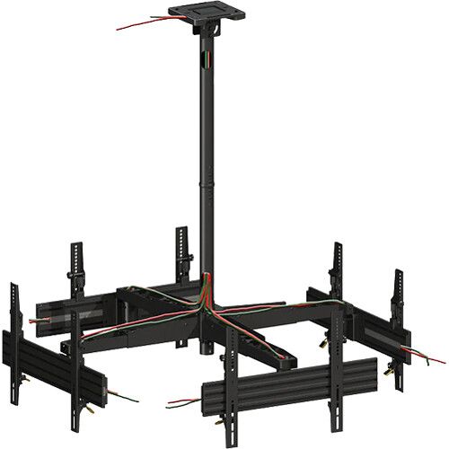  Mount-It! Four-Screen Single-Pole Ceiling Mount (Four-Side)