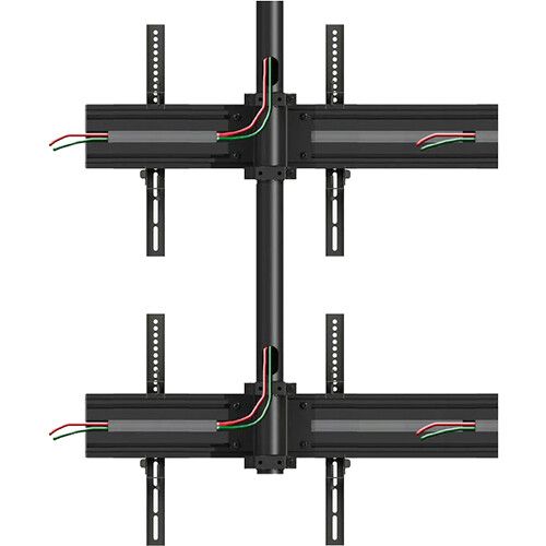  Mount-It! Nine-Screen Three-Pole Ceiling Mount (3 Top-to-Bottom, 3 Side-to-Side)