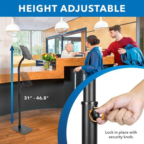  Mount-It! Anti-Theft Tablet Floor Stand