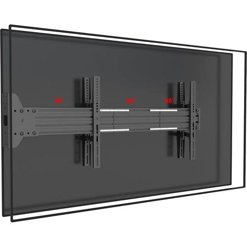  Mount-It! Single-Point Dual-Screen Horizontal Wall Mount for 32-65