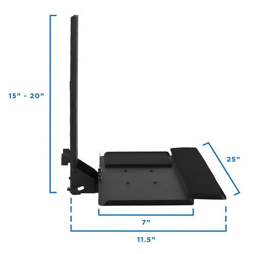  Mount-It! Monitor & Keyboard Wall Mount