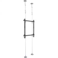 Mount-It! Dual-Screen Wire-Supported Floor-to-Ceiling Mount (236.2