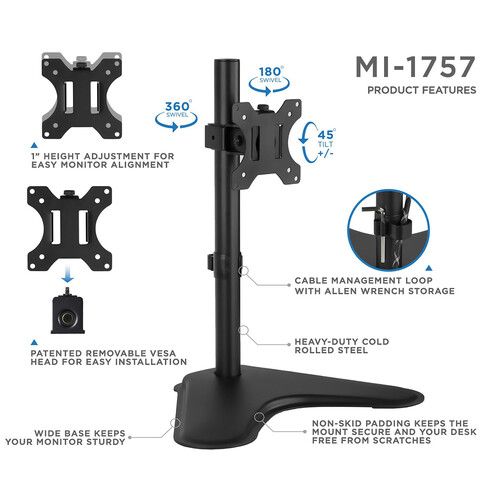  Mount-It! Desktop Stand for Displays up to 32